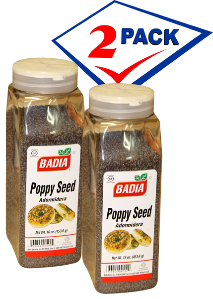 Badia Poppy Seeds. 16 oz. 2 Pack.